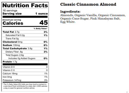 Classic Cinnamon Almond - 1lbs
